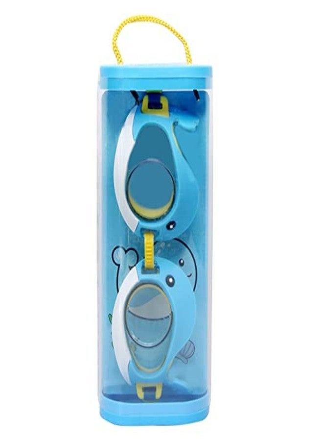 KAVIN Adjustable Size Cute Design Swimming Goggles Pool Party Swimming Eye Wear For Kids Boys And Girls Random Colours Pack Of 1 (M7) - Image 5